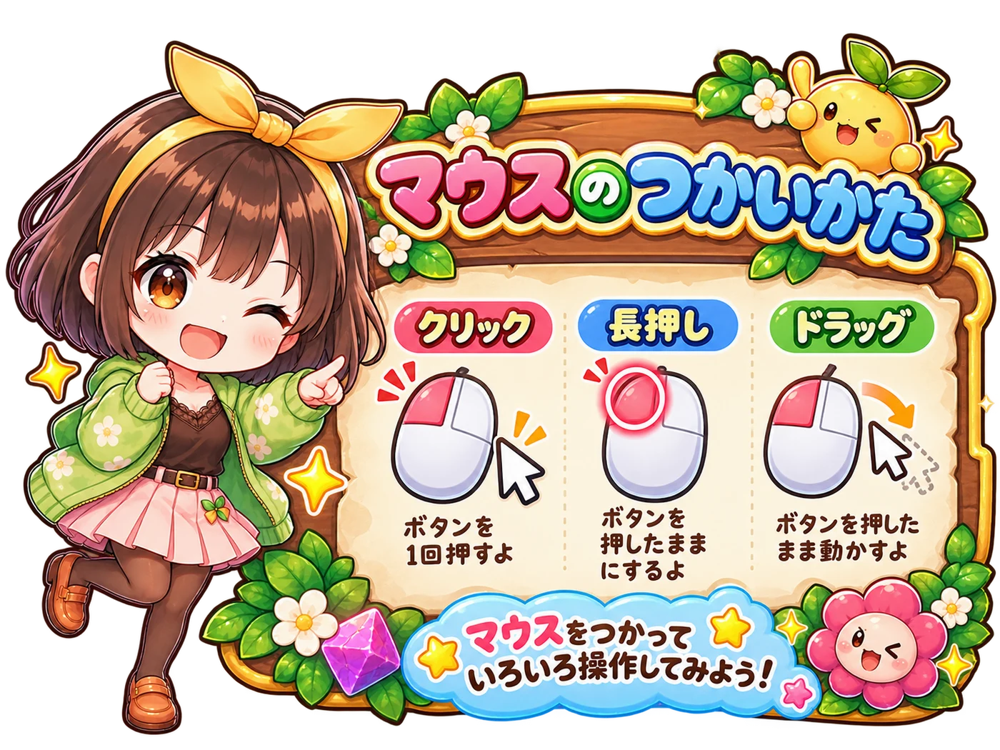 マウスの使い方